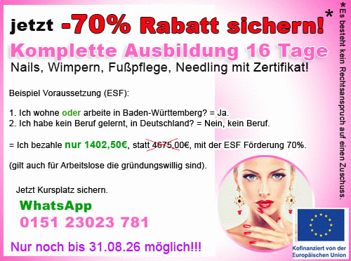 Nageldesign Ausbildung Ulm BW